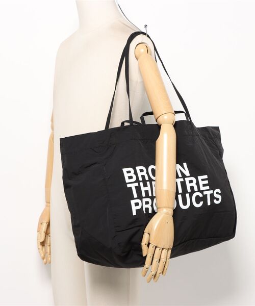 SALON de RUBAN（サロンドルヴァン）の「【SALON de RUBAN / サロン ド ルヴァン】 BROWN THEATRE PRODUCTS 折りたたみラージトート（トートバッグ・レディース・ブラック/グレー/グリーン/ベージュ/ブルー・FREE）」の21枚目の写真