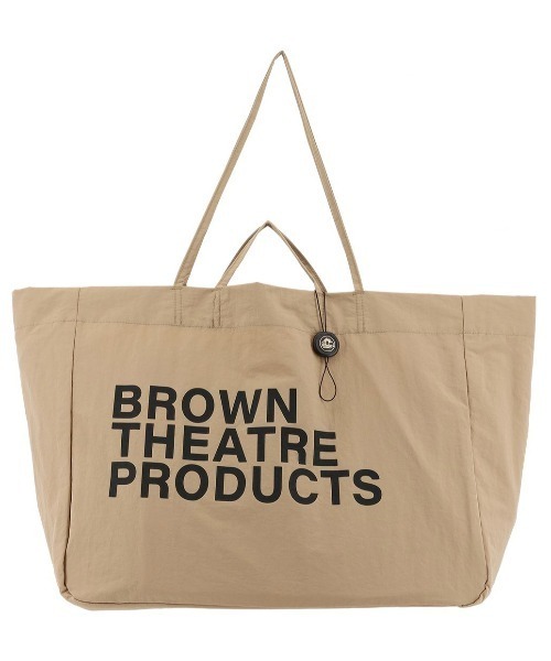 SALON de RUBAN（サロンドルヴァン）の「【SALON de RUBAN / サロン ド ルヴァン】 BROWN THEATRE PRODUCTS 折りたたみラージトート（トートバッグ・レディース・ブラック/グレー/グリーン/ベージュ/ブルー・FREE）」の3枚目の写真