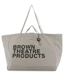 【SALON de RUBAN / サロン ド ルヴァン】 BROWN THEATRE PRODUCTS 折りたたみラージトート