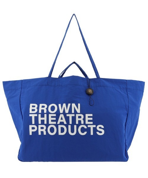 SALON de RUBAN（サロンドルヴァン）の「【SALON de RUBAN / サロン ド ルヴァン】 BROWN THEATRE PRODUCTS 折りたたみラージトート（トートバッグ・レディース・ブラック/グレー/グリーン/ベージュ/ブルー・FREE）」の5枚目の写真