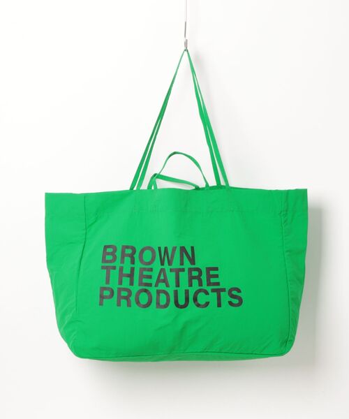 SALON de RUBAN（サロンドルヴァン）の「【SALON de RUBAN / サロン ド ルヴァン】 BROWN THEATRE PRODUCTS 折りたたみラージトート（トートバッグ・レディース・ブラック/グレー/グリーン/ベージュ/ブルー・FREE）」の16枚目の写真