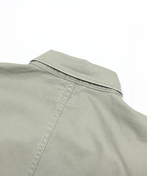 RNA-N(アールエヌエーエヌ)の「J2181 スモールカラーワークジャケット(テーラードジャケット・レディース・カーキ/オフホワイト/イエロー・FREE)」の5枚目の写真