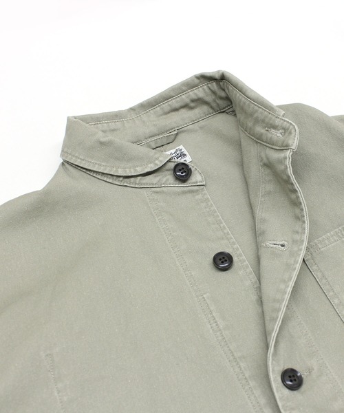 RNA-N(アールエヌエーエヌ)の「J2181 スモールカラーワークジャケット(テーラードジャケット・レディース・カーキ/オフホワイト/イエロー・FREE)」の4枚目の写真