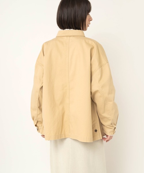 RNA-N(アールエヌエーエヌ)の「J2181 スモールカラーワークジャケット(テーラードジャケット・レディース・カーキ/オフホワイト/イエロー・FREE)」の16枚目の写真