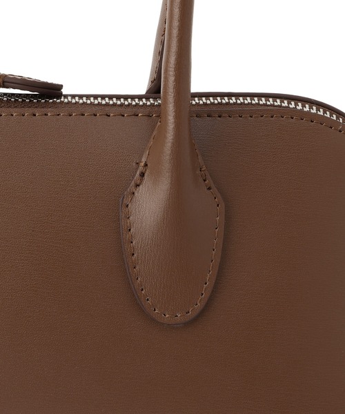 ADAM ET ROPE'（アダムエロペ）の「スプリットレザーラウンドボストン（ボストンバッグ・レディース・ブラウン/ブラック・FREE）」の17枚目の写真