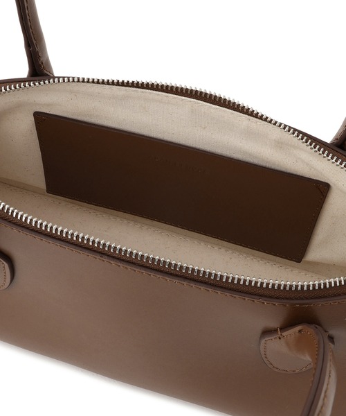 ADAM ET ROPE'（アダムエロペ）の「スプリットレザーラウンドボストン（ボストンバッグ・レディース・ブラウン/ブラック・FREE）」の21枚目の写真