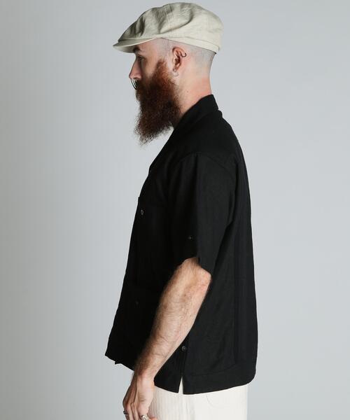 schott(ショット)の「Schott/ショット/LINEN GUAYABERA SHIRT/リネン グァジャベーラシャツ(シャツ/ブラウス・メンズ・ブラック/カーキ/ベージュ・M/L/XL/2XL)」の7枚目の写真