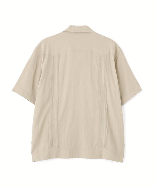 schott(ショット)の「Schott/ショット/LINEN GUAYABERA SHIRT/リネン グァジャベーラシャツ(シャツ/ブラウス・メンズ・ブラック/カーキ/ベージュ・M/L/XL/2XL)」の18枚目の写真