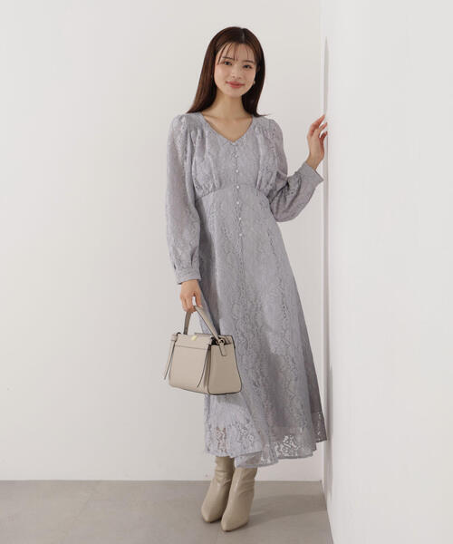 PROPORTION BODY DRESSING（プロポーションボディドレッシング）の「レディーレースワンピース / 1216140102（ワンピース・レディース・ネイビー/ホワイト系その他/ブルー・P/S/MEDIUM）」の19枚目の写真