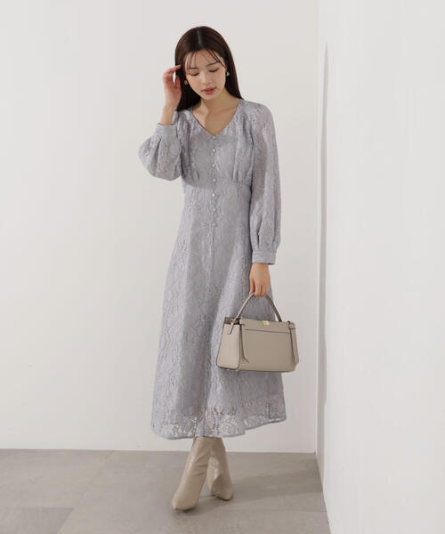 PROPORTION BODY DRESSING（プロポーションボディドレッシング）の「レディーレースワンピース / 1216140102（ワンピース・レディース・ネイビー/ホワイト系その他/ブルー・P/S/MEDIUM）」の18枚目の写真