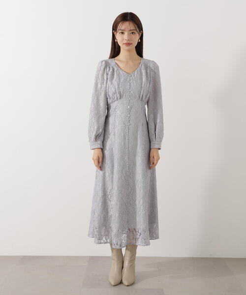 PROPORTION BODY DRESSING（プロポーションボディドレッシング）の「レディーレースワンピース / 1216140102（ワンピース・レディース・ネイビー/ホワイト系その他/ブルー・P/S/MEDIUM）」の17枚目の写真