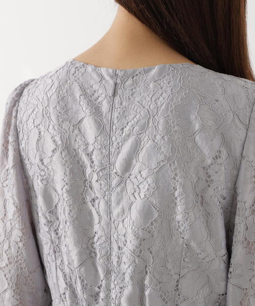 PROPORTION BODY DRESSING（プロポーションボディドレッシング）の「レディーレースワンピース / 1216140102（ワンピース・レディース・ネイビー/ホワイト系その他/ブルー・P/S/MEDIUM）」の13枚目の写真