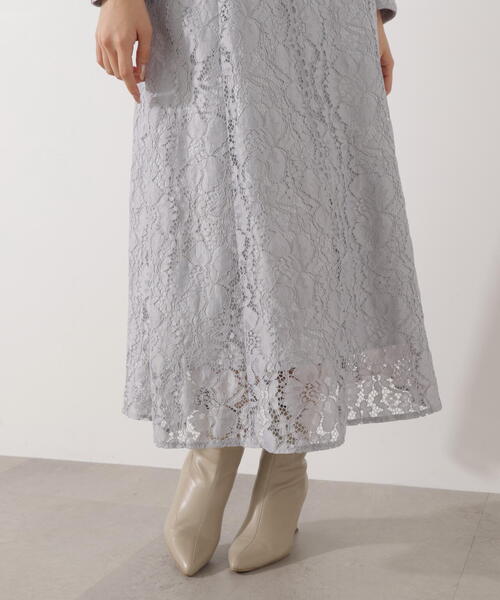 PROPORTION BODY DRESSING（プロポーションボディドレッシング）の「レディーレースワンピース / 1216140102（ワンピース・レディース・ネイビー/ホワイト系その他/ブルー・P/S/MEDIUM）」の8枚目の写真