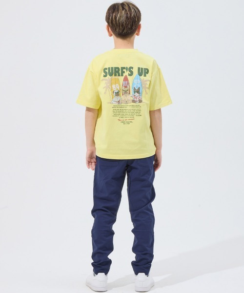 KRIFF MAYER Kid's Collection(クリフメイヤーキッズコレクション)の「【綿100%】鼻ぺちゃT(Tシャツ/カットソー・キッズ・ネイビー/ミント/イエロー/チャコール/オフホワイト/レッド・130/120/170/160/150/140)」の10枚目の写真