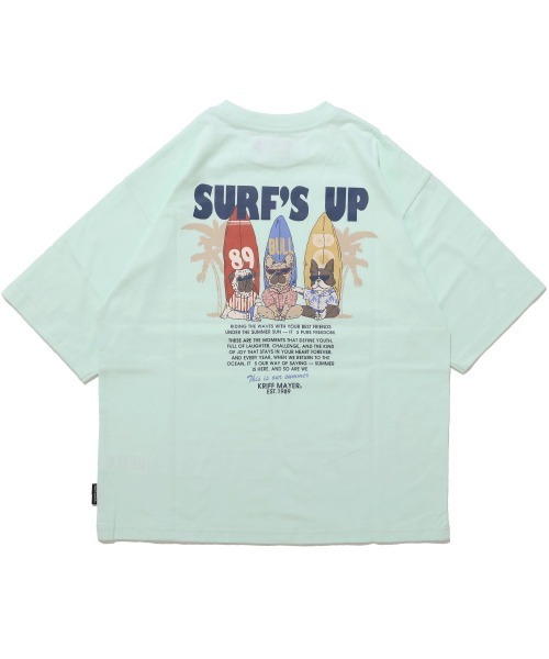KRIFF MAYER Kid's Collection(クリフメイヤーキッズコレクション)の「【綿100%】鼻ぺちゃT(Tシャツ/カットソー・キッズ・ネイビー/ミント/イエロー/チャコール/オフホワイト/レッド・130/120/170/160/150/140)」の20枚目の写真