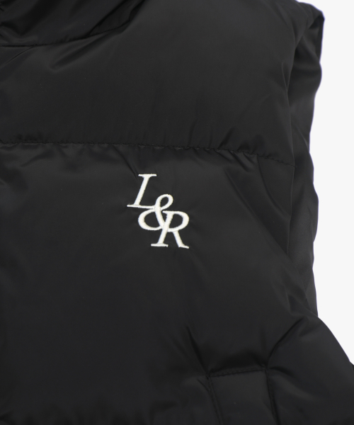 LOSSYROW(ロッシロー)の「Crop padded vest Black(ダウンベスト・レディース・ブラック・FREE)」の6枚目の写真