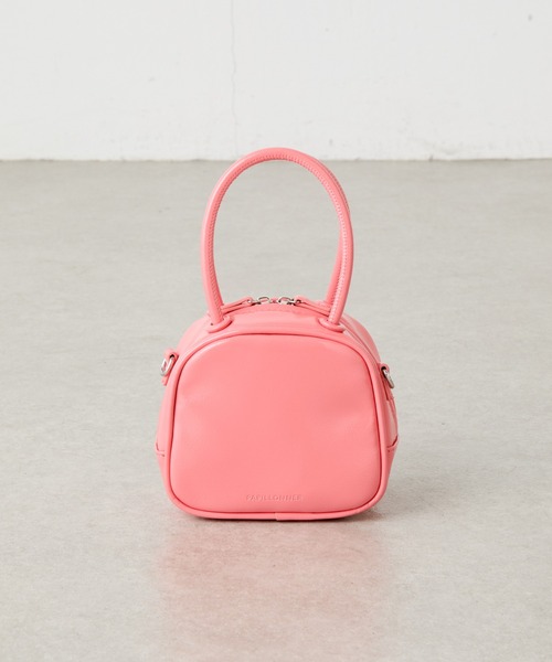 COLLAGE GALLARDAGALANTE（コラージュガリャルダガランテ）の「トラペゾイドバッグ（ショルダーバッグ・レディース・イエロー/ピンク・FREE）」の8枚目の写真