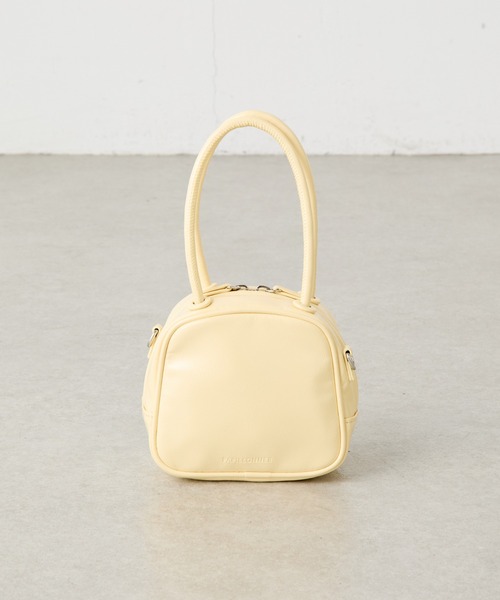 COLLAGE GALLARDAGALANTE（コラージュガリャルダガランテ）の「トラペゾイドバッグ（ショルダーバッグ・レディース・イエロー/ピンク・FREE）」の9枚目の写真