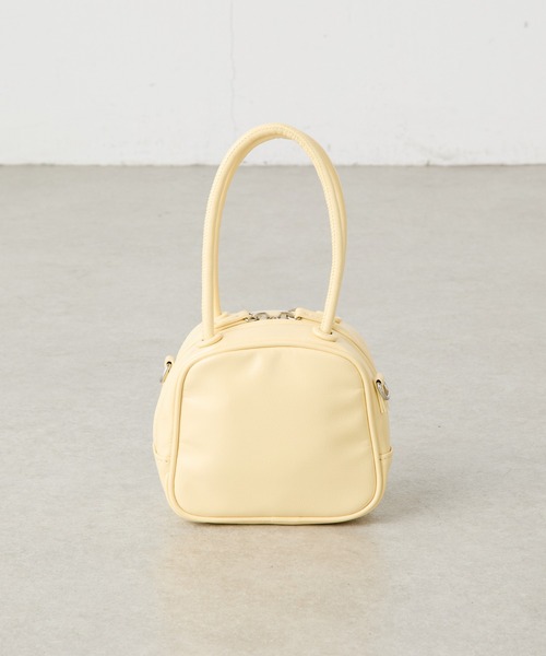 COLLAGE GALLARDAGALANTE（コラージュガリャルダガランテ）の「トラペゾイドバッグ（ショルダーバッグ・レディース・イエロー/ピンク・FREE）」の11枚目の写真