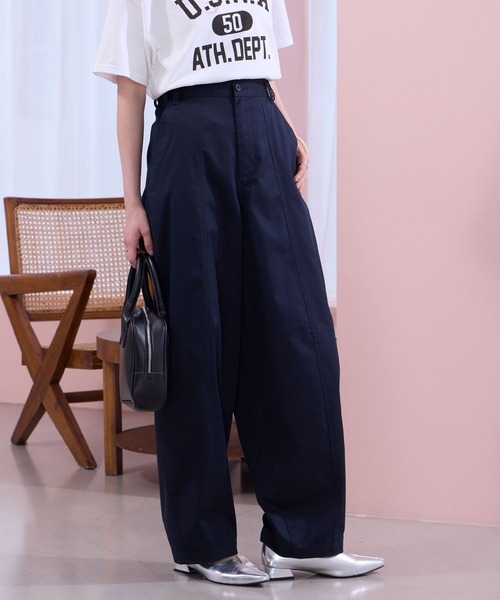 バックツイルカーブパンツ〈マシンウォッシャブル〉【THE CRAFT CREW