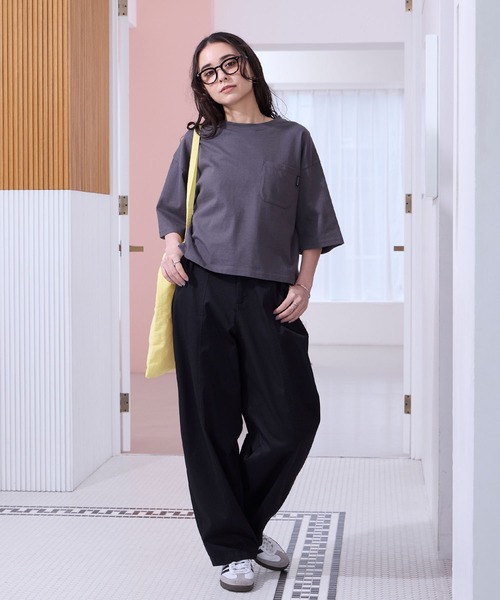 THE CRAFT CREW PRODUCTS（ザクラフトクループロダクツ）の「バックツイルカーブパンツ〈マシンウォッシャブル〉【THE CRAFT CREW PRODUCTS】（チノパンツ・レディース・ネイビー/カーキ/ベージュ/ブラック/ブラウン・M/L/S）」の20枚目の写真