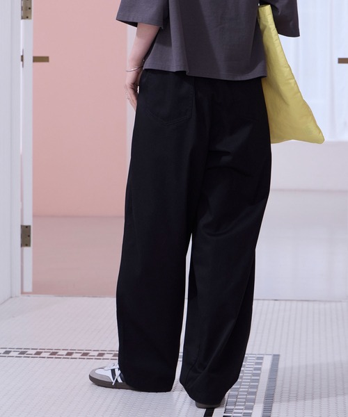 バックツイルカーブパンツ〈マシンウォッシャブル〉【THE CRAFT CREW