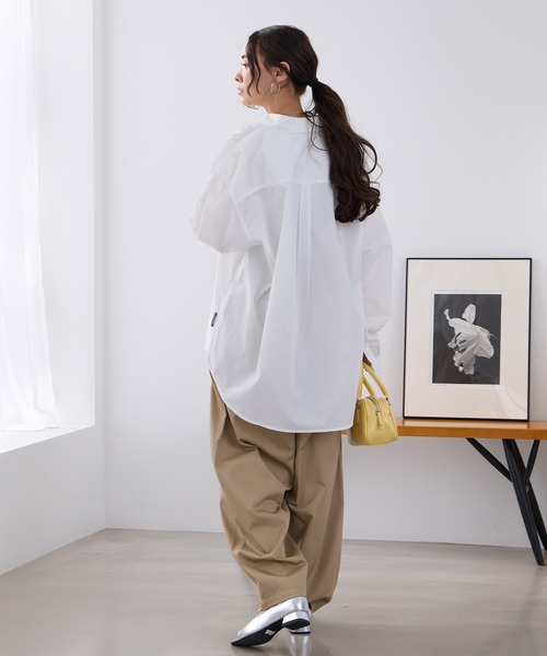 THE CRAFT CREW PRODUCTS（ザクラフトクループロダクツ）の「バックツイルカーブパンツ【THE CRAFT CREW PRODUCTS】（チノパンツ・レディース・ネイビー/カーキ/ベージュ/ブラック/ブラウン・M/L/S）」の18枚目の写真