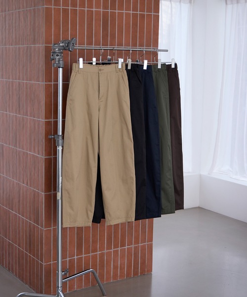 THE CRAFT CREW PRODUCTS（ザクラフトクループロダクツ）の「バックツイルカーブパンツ【THE CRAFT CREW PRODUCTS】（チノパンツ・レディース・ネイビー/カーキ/ベージュ/ブラック/ブラウン・M/L/S）」の6枚目の写真