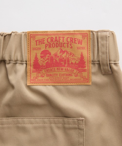 THE CRAFT CREW PRODUCTS(ザクラフトクループロダクツ)の「バックツイルカーブパンツ〈マシンウォッシャブル〉【THE CRAFT CREW PRODUCTS】(チノパンツ・レディース・ネイビー/カーキ/ベージュ/ブラック/ブラウン・M/L/S)」の13枚目の写真
