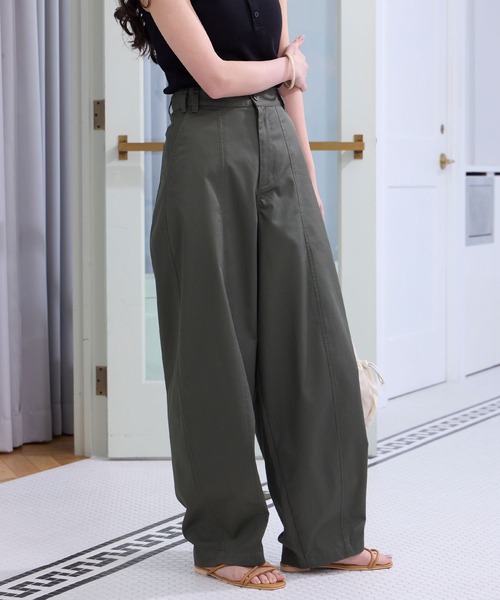 バックツイルカーブパンツ〈マシンウォッシャブル〉【THE CRAFT CREW