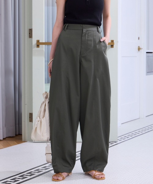 バックツイルカーブパンツ〈マシンウォッシャブル〉【THE CRAFT CREW