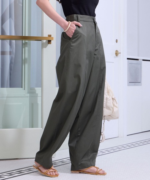 バックツイルカーブパンツ〈マシンウォッシャブル〉【THE CRAFT CREW