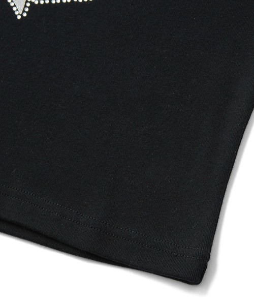 PLAYBOY（プレイボーイ）の「PLAYBOY × X-girl L/S BABY TEE（Tシャツ/カットソー・レディース・ホワイト/ブラック・ONE SIZE）」の4枚目の写真