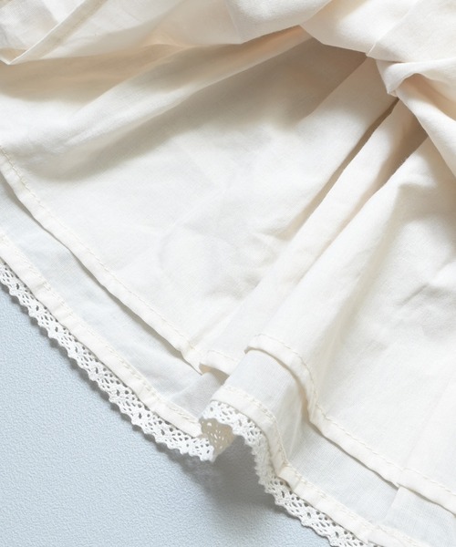 MARKEY'S（マーキーズ）の「ローンクロスステッチポイントスカート（スカート・キッズ・ホワイト/ブラック・L/M）」の15枚目の写真