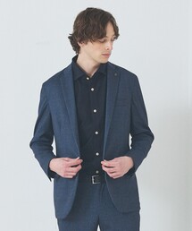 【セットアップ対応】チェック柄 ライトポンチ ジャケット / FLEX JACKET / ストレッチ 手洗い可