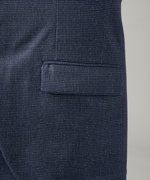 ABAHOUSE(アバハウス)の「【セットアップ対応】チェック柄 ライトポンチ ジャケット / FLEX JACKET / ストレッチ 手洗い可(セットアップ・メンズ・グレイッシュベージュ/ダークネイビー/ベージュ・44/46/48/50)」の17枚目の写真