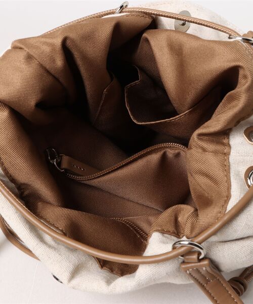 CONVERSE TOKYO（コンバーストウキョウ）の「リネンギャザートート（トートバッグ・レディース・ブラウン・FREE）」の5枚目の写真