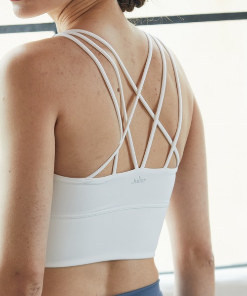 Julier Yoga and Relax(ジュリエヨガアンドリラックス)の「Julier (定番)YOGA FITショートトップス(その他トップス・レディース・ブラック/グレー/ブルー/ホワイト・1/0/2/00)」の17枚目の写真