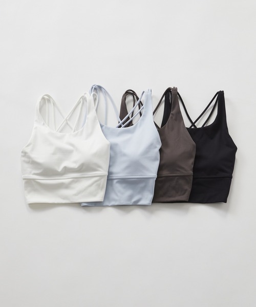 Julier Yoga and Relax(ジュリエヨガアンドリラックス)の「Julier (定番)YOGA FITショートトップス(その他トップス・レディース・ブラック/グレー/ブルー/ホワイト・1/0/2/00)」の20枚目の写真