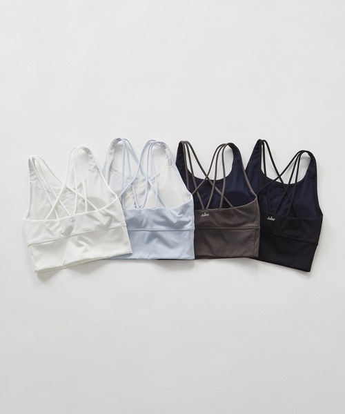Julier Yoga and Relax(ジュリエヨガアンドリラックス)の「Julier (定番)YOGA FITショートトップス(その他トップス・レディース・ブラック/グレー/ブルー/ホワイト・1/0/2/00)」の21枚目の写真