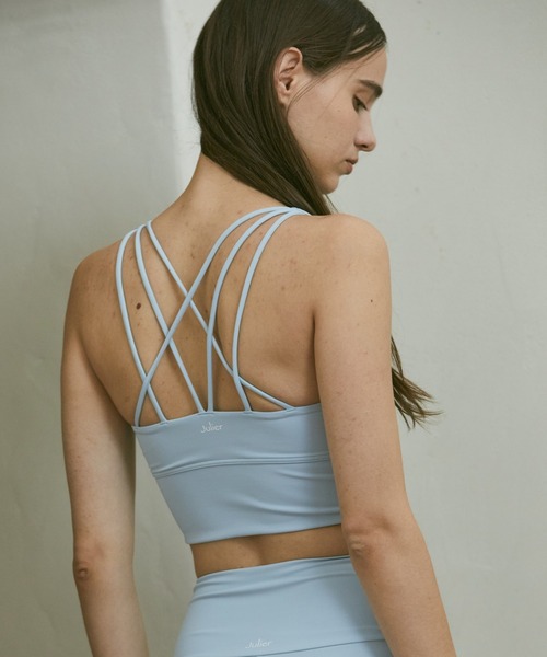 Julier Yoga and Relax(ジュリエヨガアンドリラックス)の「Julier (定番)YOGA FITショートトップス(その他トップス・レディース・ブラック/グレー/ブルー/ホワイト・1/0/2/00)」の6枚目の写真