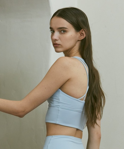 Julier Yoga and Relax(ジュリエヨガアンドリラックス)の「Julier (定番)YOGA FITショートトップス(その他トップス・レディース・ブラック/グレー/ブルー/ホワイト・1/0/2/00)」の8枚目の写真