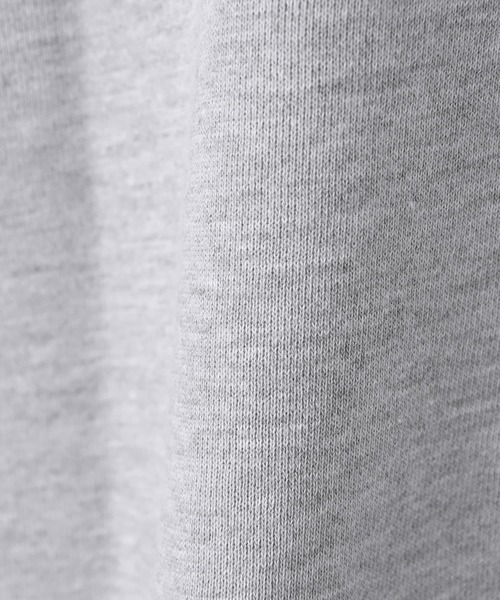 STYLE DELI(スタイルデリ)の「【BLK001】配色メローチュニックプルオーバー(スウェット・レディース・杢グレー/ブラック・FREE)」の22枚目の写真