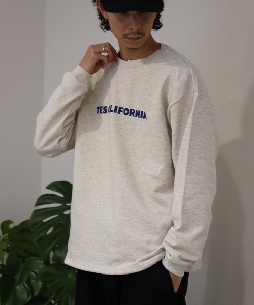 The Endless Summer（エンドレスサマー）の「【WEB / FLAG SHOP限定】TES CALIFORNIA DESIGN 裾ドローコード BIG SWEAT /オーバーサイズ・ビッグシルエット・クルーネック（スウェット・メンズ・グリーン/レッド/オレンジ/ブルー・LARGE/MEDIUM/FREE）」の15枚目の写真