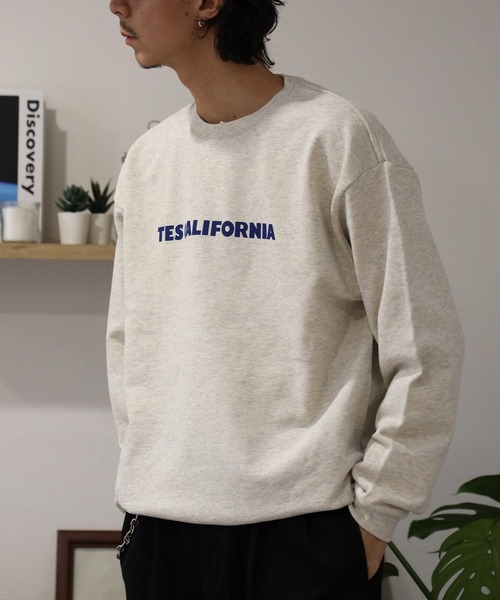 The Endless Summer（エンドレスサマー）の「【WEB / FLAG SHOP限定】TES CALIFORNIA DESIGN 裾ドローコード BIG SWEAT /オーバーサイズ・ビッグシルエット・クルーネック（スウェット・メンズ・グリーン/レッド/オレンジ/ブルー・LARGE/MEDIUM/FREE）」の17枚目の写真