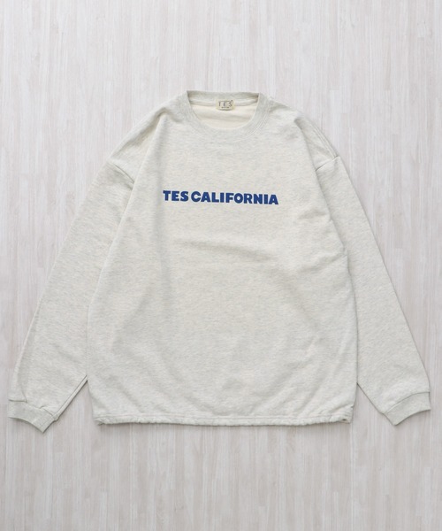 The Endless Summer（エンドレスサマー）の「【WEB / FLAG SHOP限定】TES CALIFORNIA DESIGN 裾ドローコード BIG SWEAT /オーバーサイズ・ビッグシルエット・クルーネック（スウェット・メンズ・グリーン/レッド/オレンジ/ブルー・LARGE/MEDIUM/FREE）」の10枚目の写真
