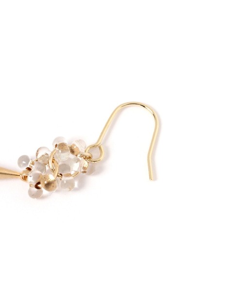 GLOBAL WORK(グローバルワーク)の「ドロップパーツピアス/635222(ピアス(両耳用)・レディース・シルバー/ゴールド・FREE)」の3枚目の写真