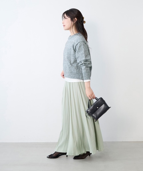 MICA&DEAL(マイカ&ディール)の「ミックスヤーンニットプルオーバー(ニット/セーター・レディース・ネイビー/ピンク/ブルー・FREE)」の22枚目の写真