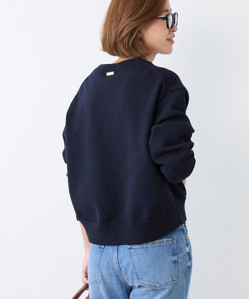 MICA&DEAL(マイカ&ディール)の「ミックスヤーンニットプルオーバー(ニット/セーター・レディース・ネイビー/ピンク/ブルー・FREE)」の6枚目の写真