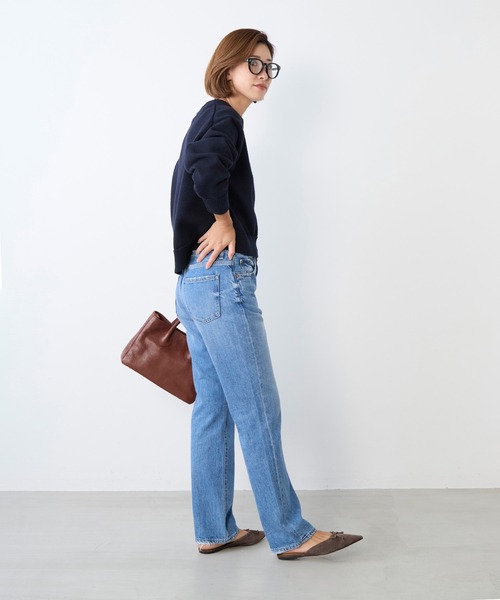 MICA&DEAL(マイカ&ディール)の「ミックスヤーンニットプルオーバー(ニット/セーター・レディース・ネイビー/ピンク/ブルー・FREE)」の9枚目の写真